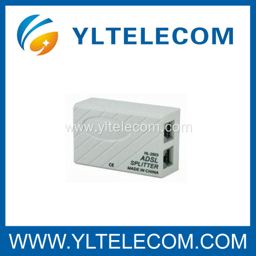 Dual ports ADSL / VDSL RJ11 Telephone Voice Modem Splitter